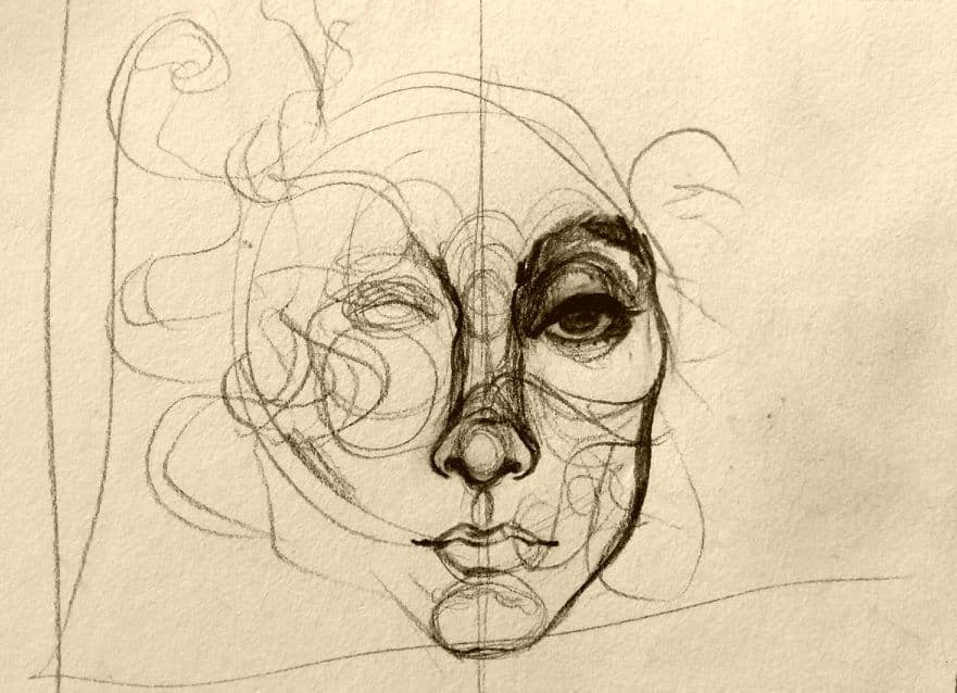 Čovjek žena Ilustracija: Iva Mandić