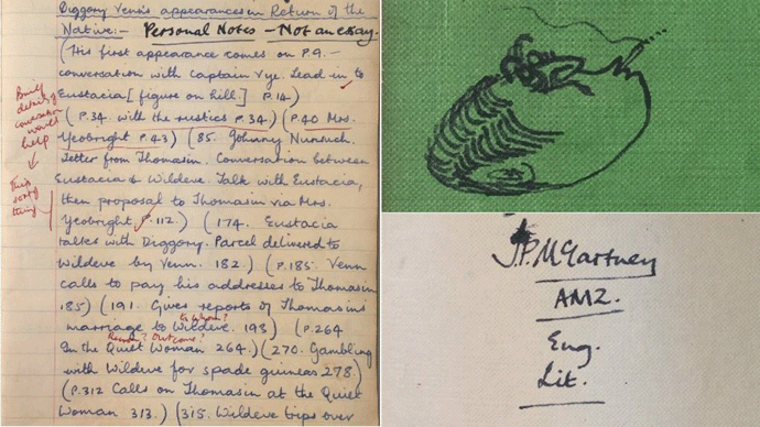 Školska sveska Pola Mekartnija prodata za 62.000 dolara Školska sveska Pola Mekartnija prodata za 62.000 dolara