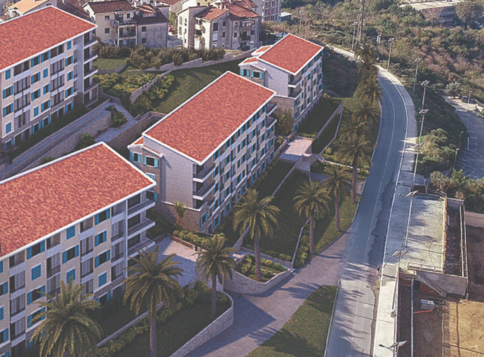 Burić gradi četiri zgrade u Dobroti Render zgrada u Dobroti