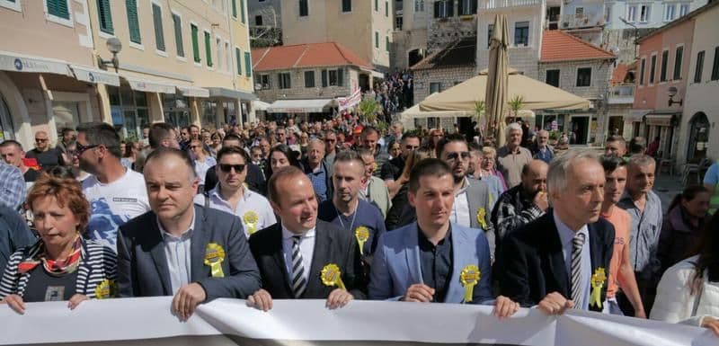 Održan protestni skup u Herceg Novom Održan protestni skup u Herceg Novom