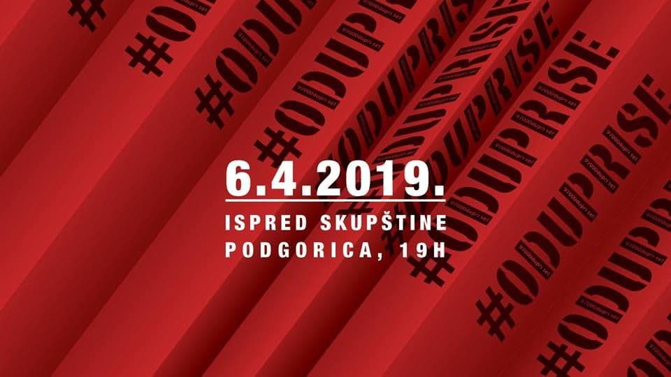 Odupri se: Promjena plana protesta, okupljanje ispred Skupštine Odupri se: Promjena plana protesta, okupljanje ispred Skupštine