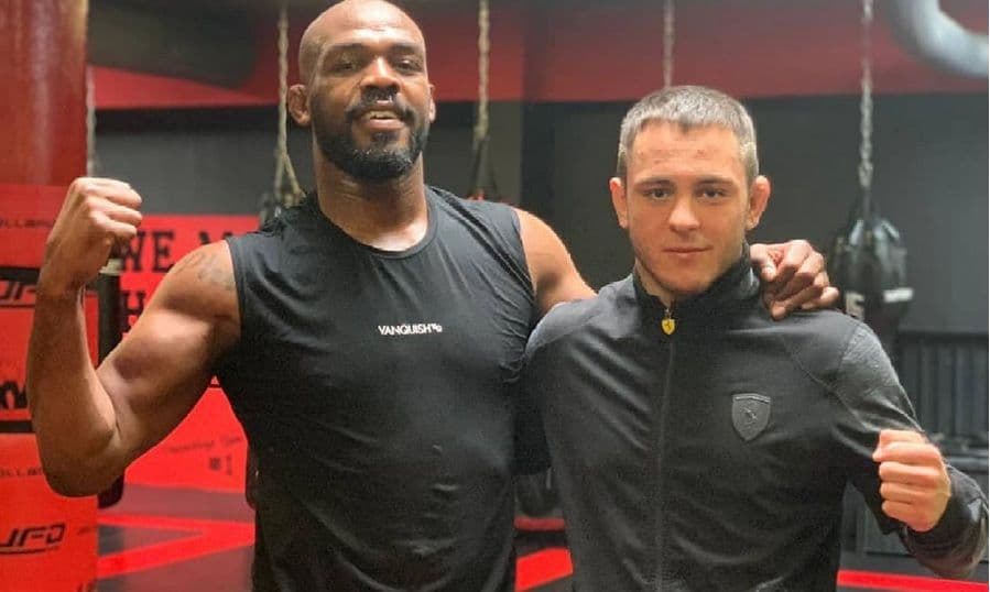 Janičić u društvu legendarnog Džona Džonsa! Foto: Instagram