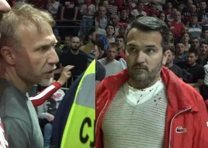 Tuča u „Pioniru“: Kalinić razbio glavu navijaču u VIP loži Tuča u „Pioniru“: Kalinić razbio glavu navijaču u VIP loži