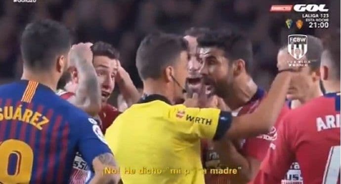 Dijego Kosta objasnio sudiji: Nisam opsovao tvoju majku, nego svoju Dijego Kosta objasnio sudiji: Nisam opsovao tvoju majku, nego svoju