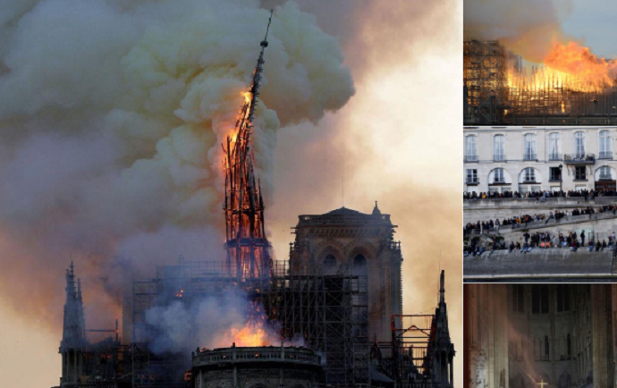 Požar u Notr Damu u potpunosti ugašen Požar u Notr Damu u potpunosti ugašen