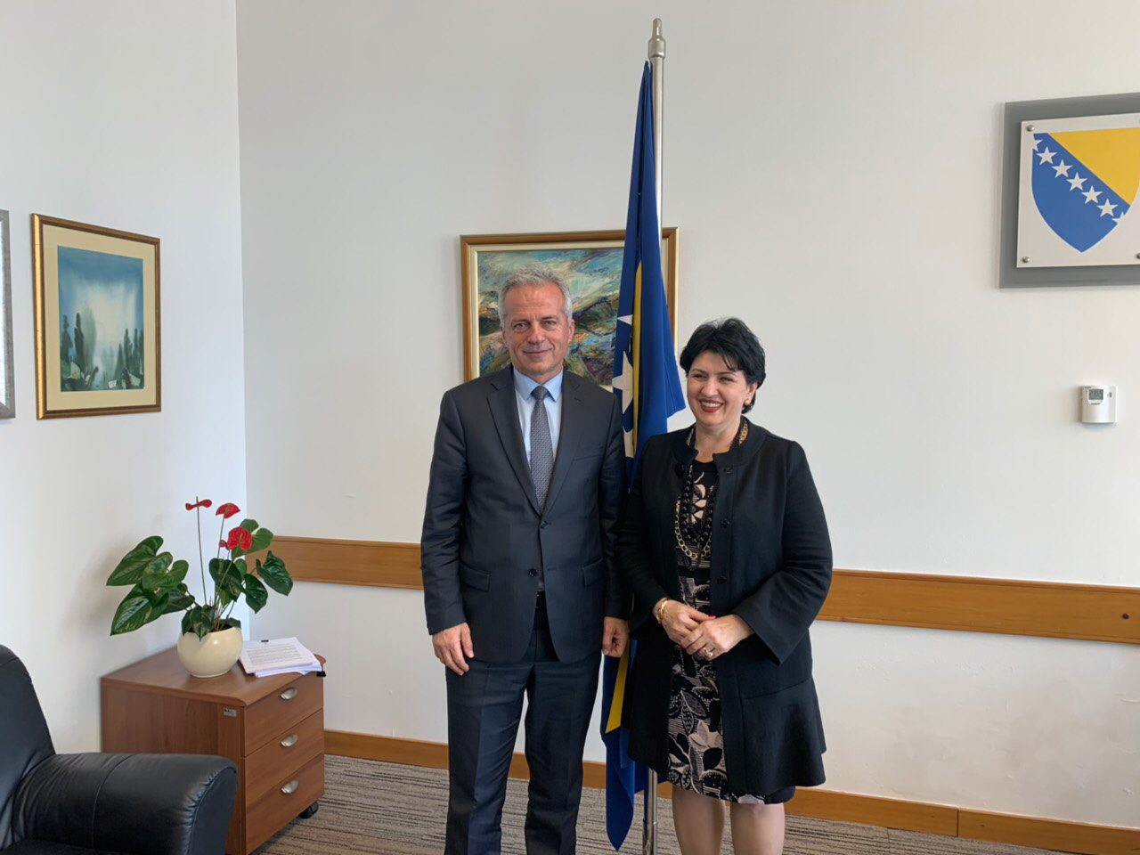 Purišić-Borovac: CG i BiH primjer dobre saradnje u regionu Purišić-Borovac: CG i BiH primjer dobre saradnje u regionu