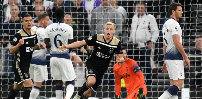 Ajaks srušio Totenhem u Londonu i napravio veliki korak ka finalu LŠ Foto: Laurence Griffiths/Getty Images