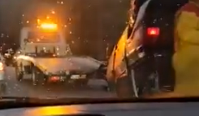 Na putu Mojkovac- Kolašin se prevrnuo automobil Na putu Mojkovac- Kolašin se prevrnuo automobil