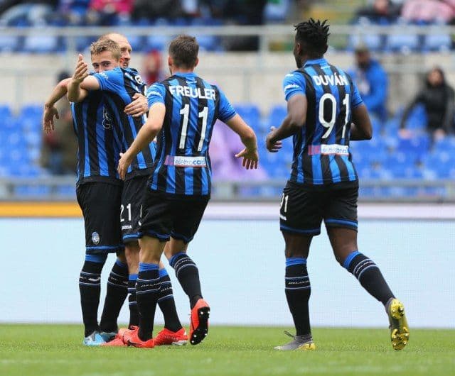 Atalanta nakon preokreta slavila u Rimu Photo by Paolo Bruno/Getty Images