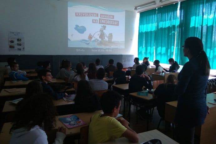 Osnovci učili o Skadarskom jezeru Osnovci učili o Skadarskom jezeru