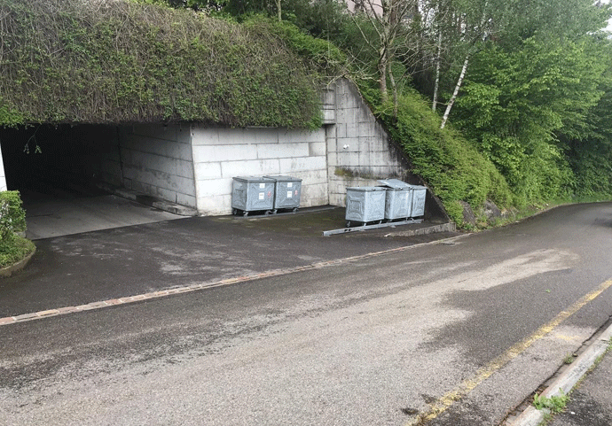 Ubijen Sadik Rastoder, potraga za ubicom Garaža ispred koje je ubijen Rastoder; Foto: www.20min.ch