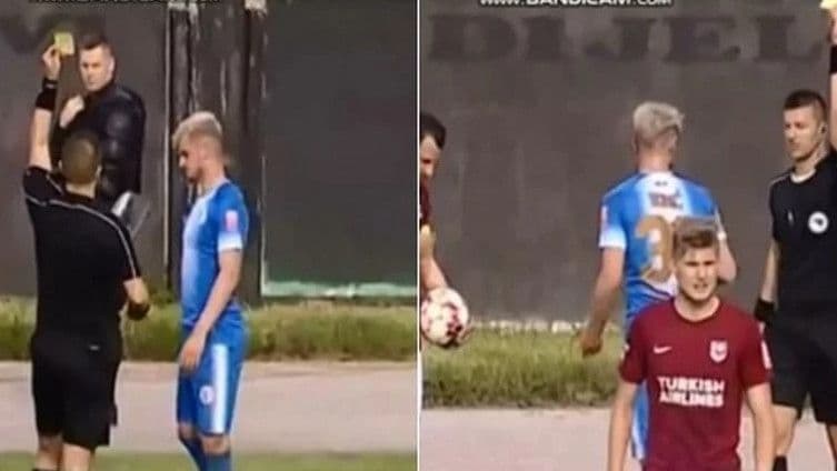 Sudija fudbaleru pokazao dva žuta i ostavio ga u igri Sport Avaz.ba - Avaz