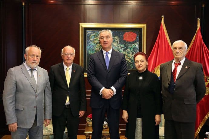 Đukanović primio delegaciju SUBNOR-a Đukanović primio delegaciju SUBNOR-a