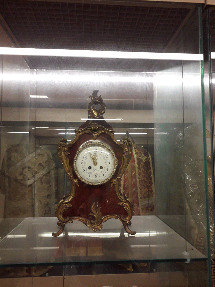 Njegošev sobni sat izložen u Riznici Cetinjskog manastira Foto: Narodni muzej