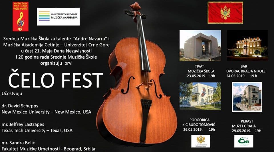 Prvi "Čelo Fest" od 23. do 29. maja Prvi "Čelo Fest" od 23. do 29. maja