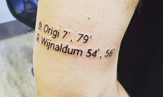 Novljanin nakon pobjede Liverpula nad Barselonom istetovirao imena igrača Novljanin nakon pobjede Liverpula nad Barselonom istetovirao imena igrača