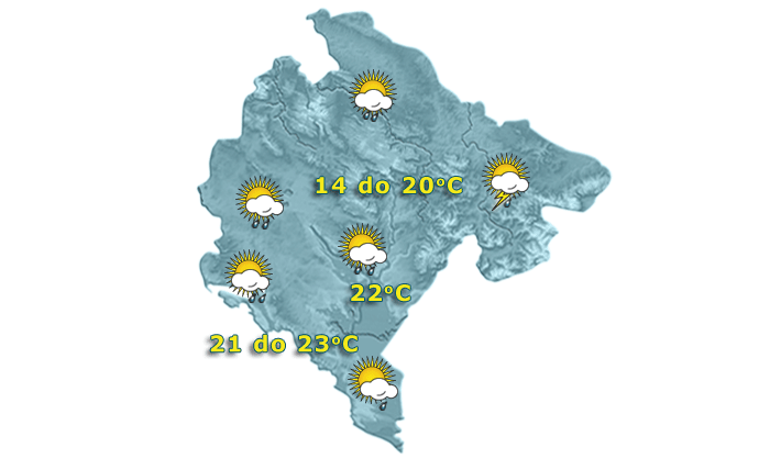Pogledajte kakvo nas vrijeme očekuje do kraja nedjelje Pogledajte kakvo nas vrijeme očekuje do kraja nedjelje