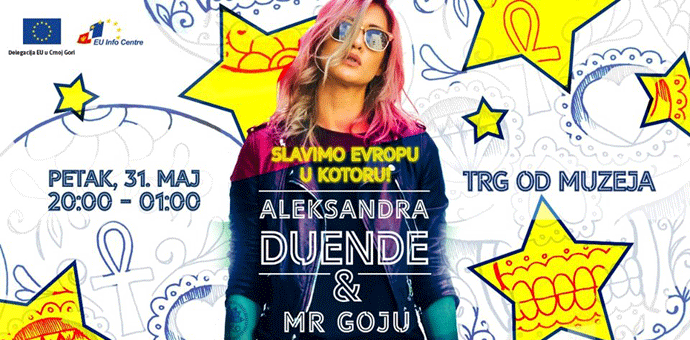 Aleksandra Deunde i Mr Goju sjutra na Trgu od Muzeja Aleksandra Deunde i Mr Goju sjutra na Trgu od Muzeja