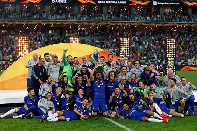 Čelsi prvi tim koji je osvojio Ligu Evrope bez poraza Čelsi prvi tim koji je osvojio Ligu Evrope bez poraza