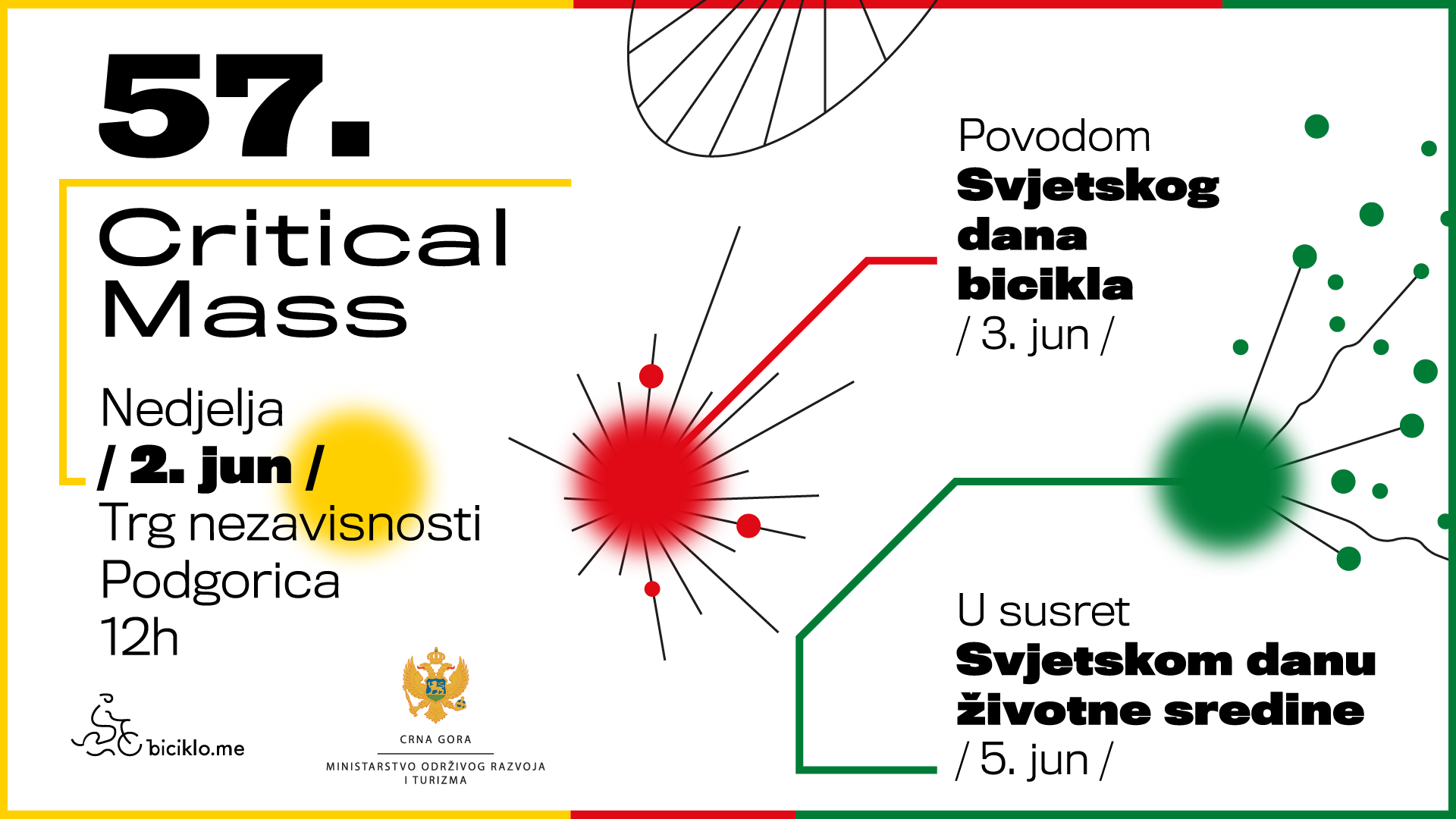 Vožnja biciklima u susret Svjetskom danu životne sredine Vožnja biciklima u susret Svjetskom danu životne sredine