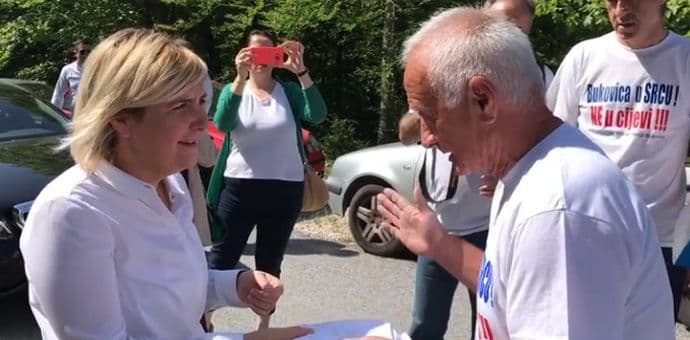 Sekulić: Obustavljeni i radovi i protesti u Bukovici Foto: TVCG Screenshot
