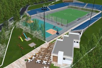 Podgledajte kako će izgledati rekonstruisani Stadion malih sportova ispod Gorice (Foto)