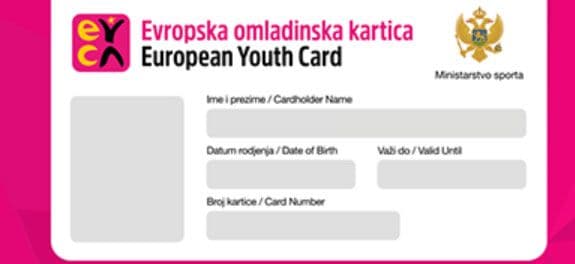 Međunarodno priznanje Crnoj Gori za projekat Evropske omladinske kartice Međunarodno priznanje Crnoj Gori za projekat Evropske omladinske kartice
