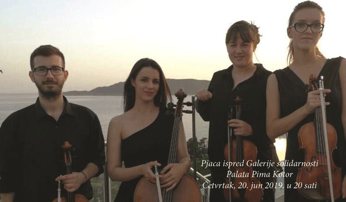 Koncert gudačkog kvarteta ,,Allegro” u Kotoru Koncert gudačkog kvarteta ,,Allegro” u Kotoru