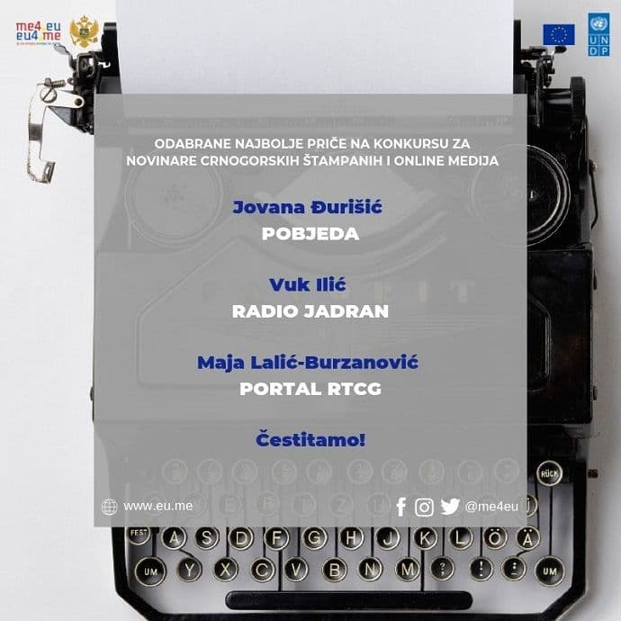 Novinarka Pobjede Jovana Đurišić autorka najboljeg članka o procesu pristupanja CG EU Novinarka Pobjede Jovana Đurišić autorka najboljeg članka o procesu pristupanja CG EU