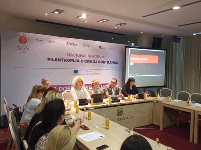 Održan nacionalni forum "Filantropija u Crnoj Gori danas" Održan nacionalni forum "Filantropija u Crnoj Gori danas"