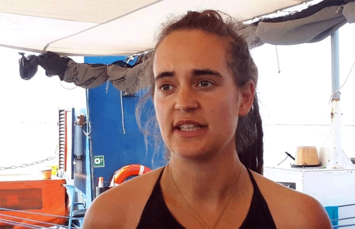 Italija: Uhapšena kapetanka koja je spašavala migrante Italija: Uhapšena kapetanka koja je spašavala migrante