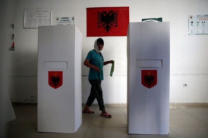 Zatvorena birališta u Albaniji Foto: Tanjug/AP