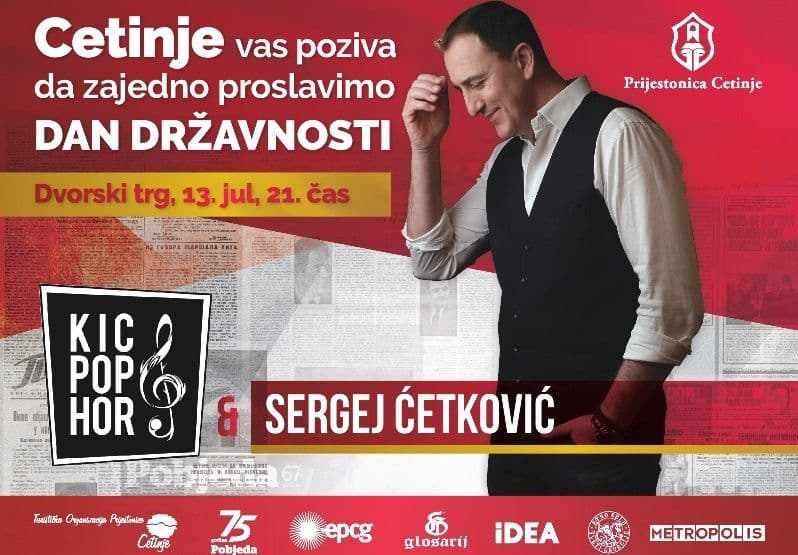 Sergej Ćetković i KIC Pop Hor na Dvorskom trgu Sergej Ćetković i KIC Pop Hor na Dvorskom trgu