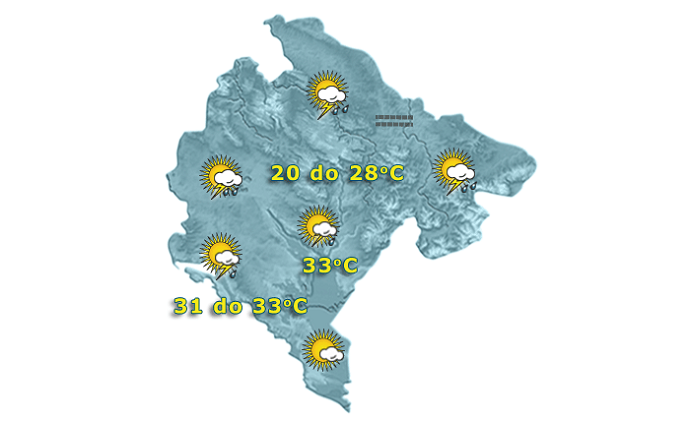 Od sjutra nova promjena vremena: Kiša, pljusak i grmljavina Od sjutra nova promjena vremena: Kiša, pljusak i grmljavina