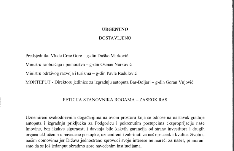 Mještani Rogama: Nećemo dozvoliti izgradnju petlje na auto putu dok nam se ne ispune zahtjevi Mještani Rogama: Nećemo dozvoliti izgradnju petlje na auto putu dok nam se ne ispune zahtjevi