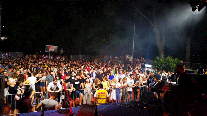 Spektakularna proslava Dana državnosti u Njegoševom parku Foto: PG Biro