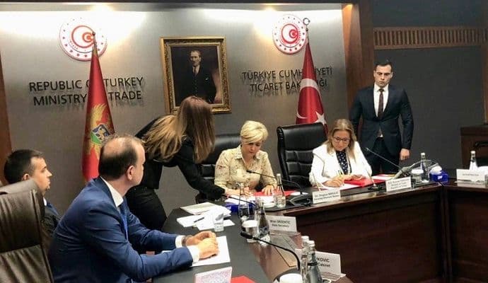 Proširen postojeći Sporazum o slobodnoj trgovini između Crne Gore i Turske Proširen postojeći Sporazum o slobodnoj trgovini između Crne Gore i Turske