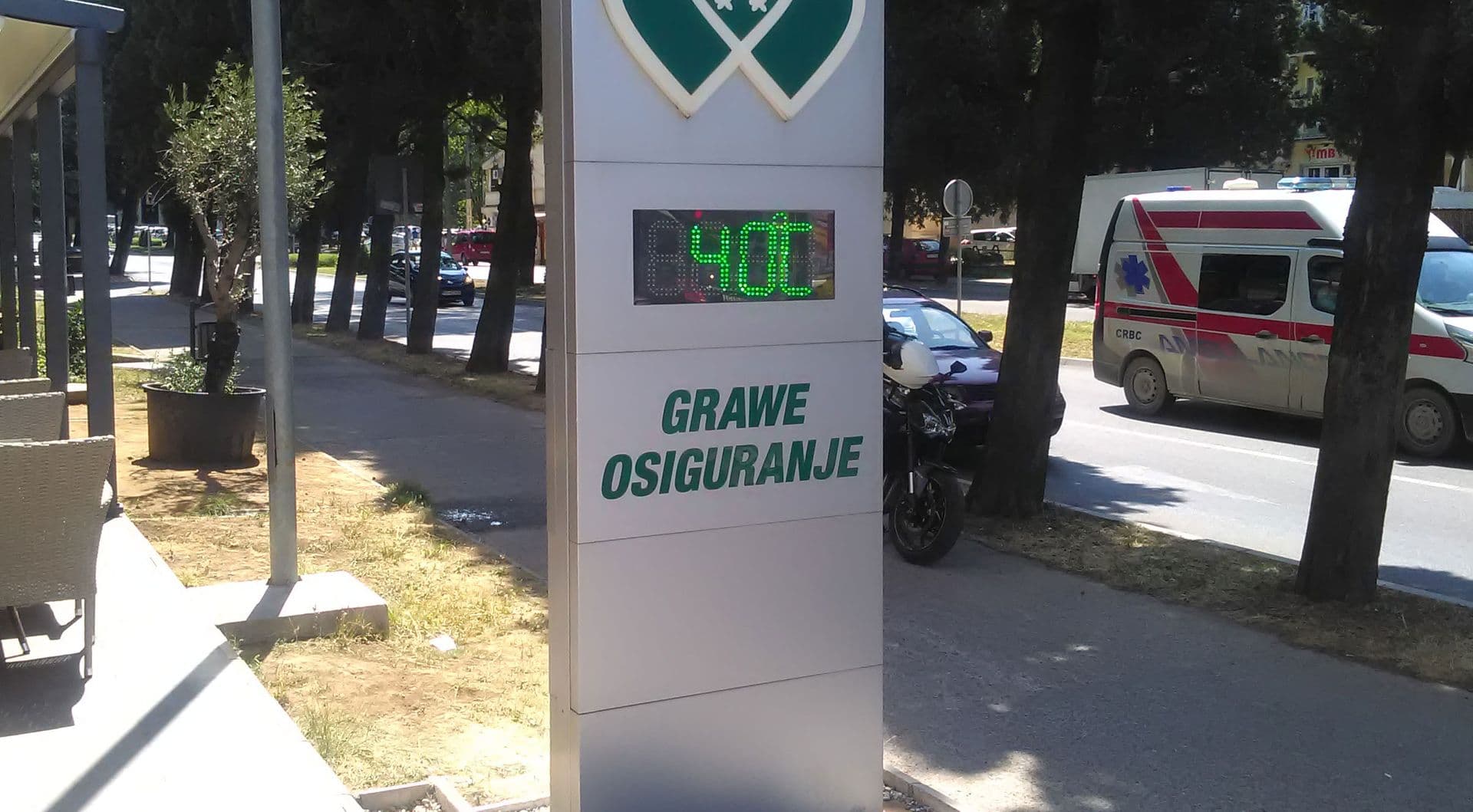 U Podgorici u 11 časova 40 stepeni U Podgorici u 11 časova 40 stepeni