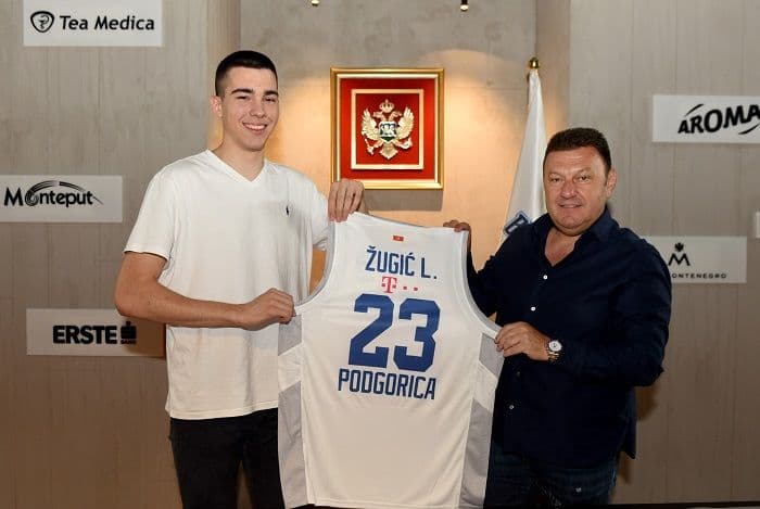 Luka Žugić potpisao za Budućnost Voli Luka Žugić potpisao za Budućnost Voli