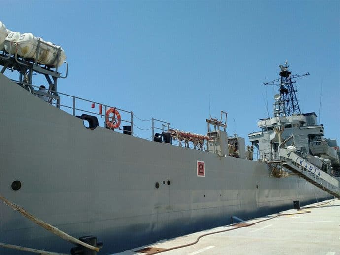 Brod Grčke Ratne mornarice u posjeti Mornarici VCG Brod Grčke Ratne mornarice u posjeti Mornarici VCG