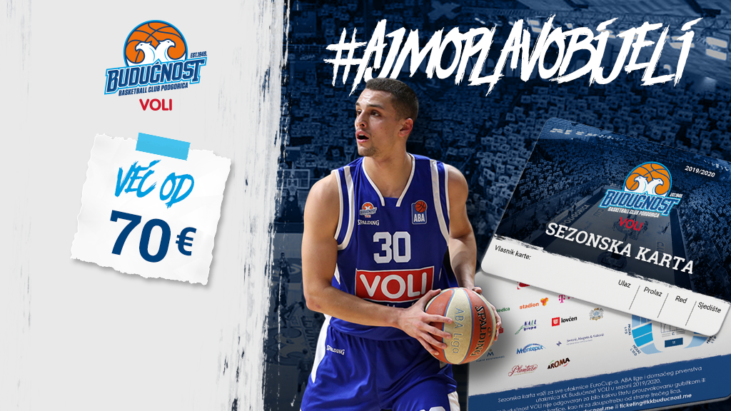 Počinje prodaja sezonskih karata za mečeve Budućnosti Voli (VIDEO) Počinje prodaja sezonskih karata za mečeve Budućnosti Voli (VIDEO)