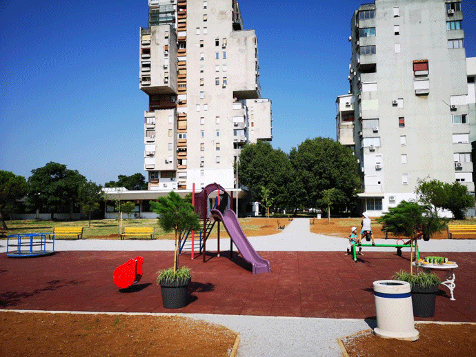 Podgorica dobila tri nova dječja igrališta Foto: PG Biro