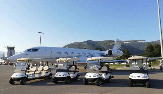 Aerodrom Tivat: Električna vozila za prevoz putnika Aerodrom Tivat: Električna vozila za prevoz putnika