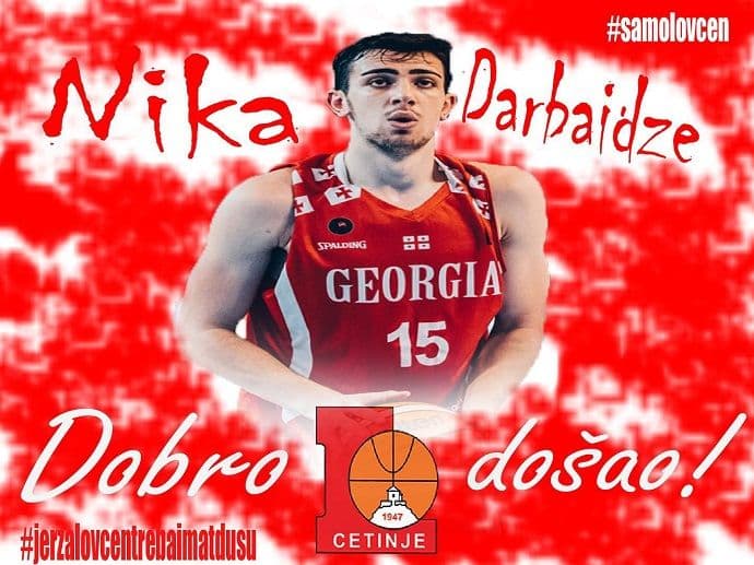 Darbaidze novo pojačanje Lovćena Darbaidze novo pojačanje Lovćena