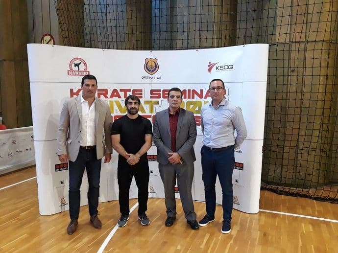 Ministar Janović otvorio karate seminar u Tivtu Ministar Janović otvorio karate seminar u Tivtu
