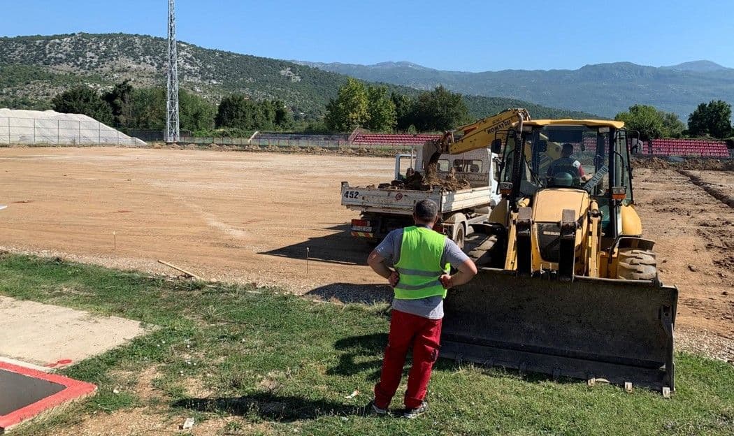 Intenzivni radovi na četiri stadiona Radovi u toku