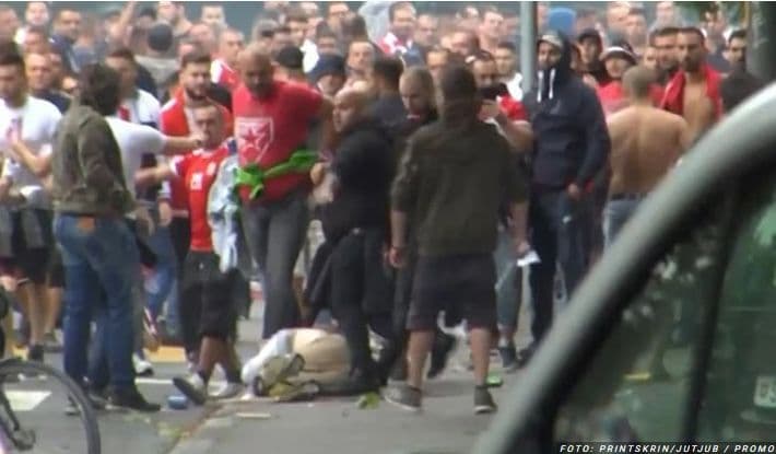 Isplivao novi zastrašujući snimak tuče navijača Zvezde i Jang Bojsa Isplivao novi zastrašujući snimak tuče navijača Zvezde i Jang Bojsa