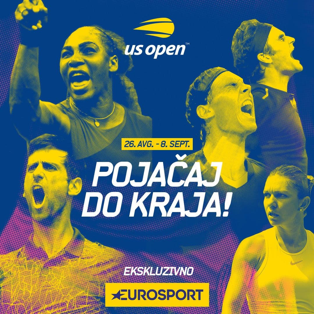 Posljednji grend slem sezone na Eurosportu Posljednji grend slem sezone na Eurosportu