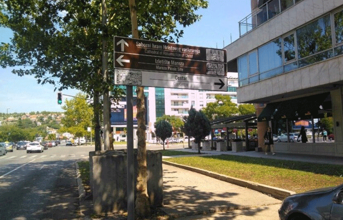 Podgorica dobila novu turističku signalizaciju Podgorica dobila novu turističku signalizaciju