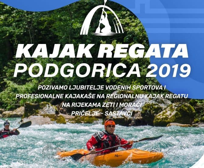Kajak regata sjutra na Zeti i Morači Kajak regata sjutra na Zeti i Morači